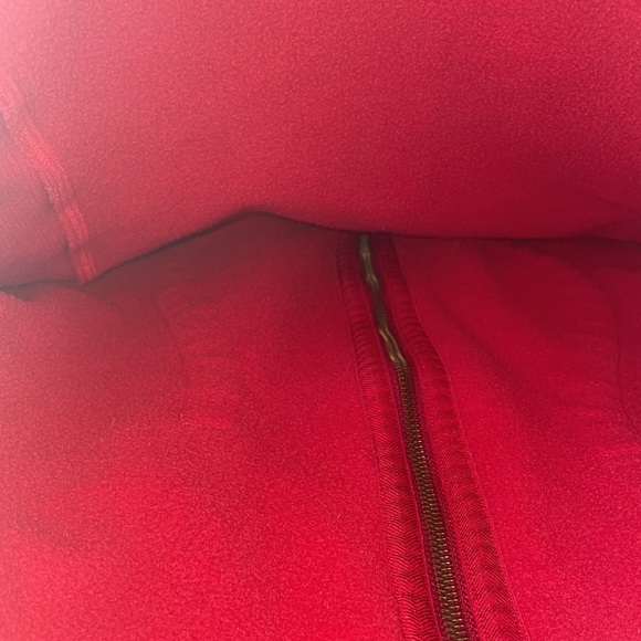 RED LULU LEMON HOODIE - Picture 3 of 7